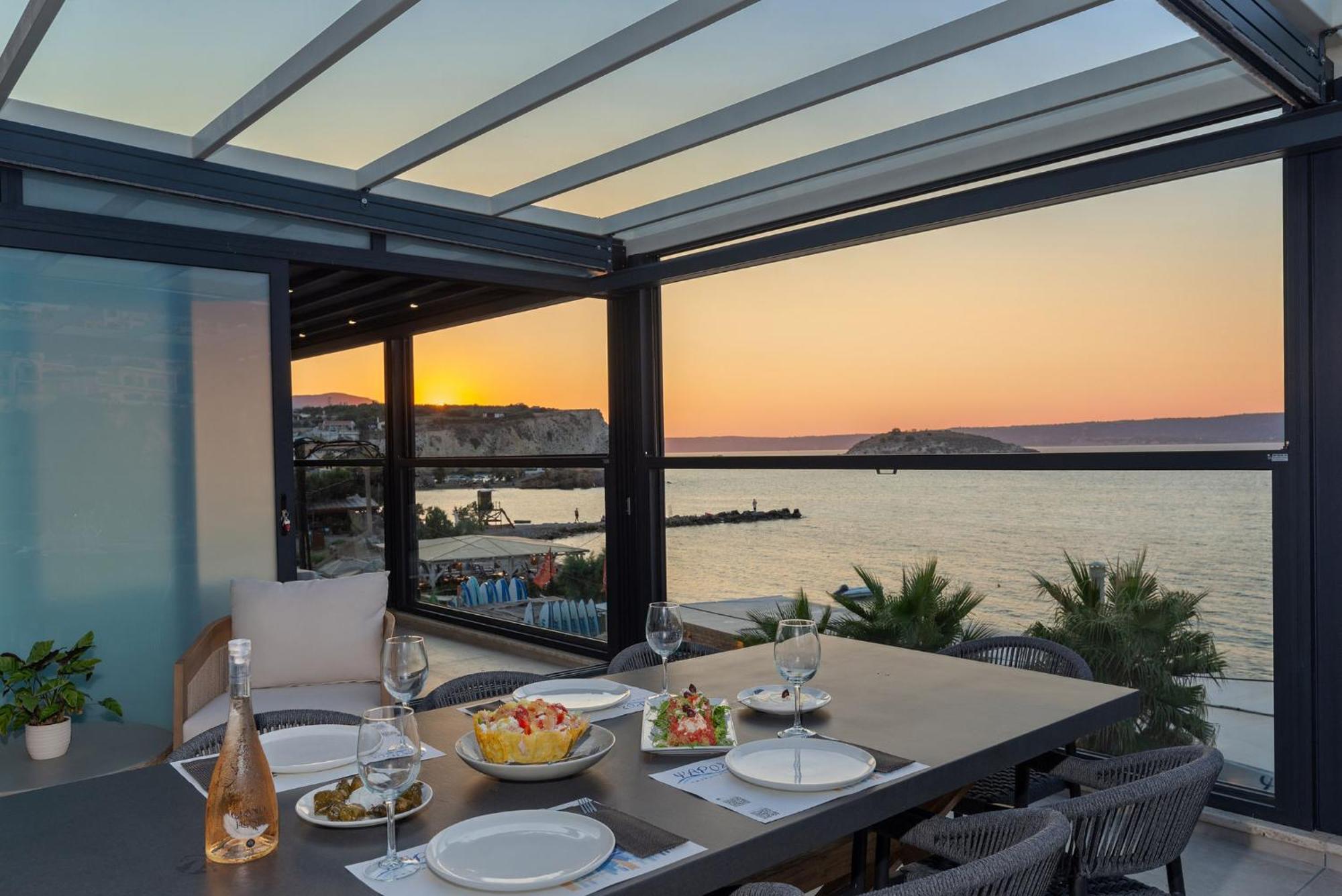 Peristeres Luxury Apartment Next To The Sea - By Apokoras Villas Almirida Eksteriør billede